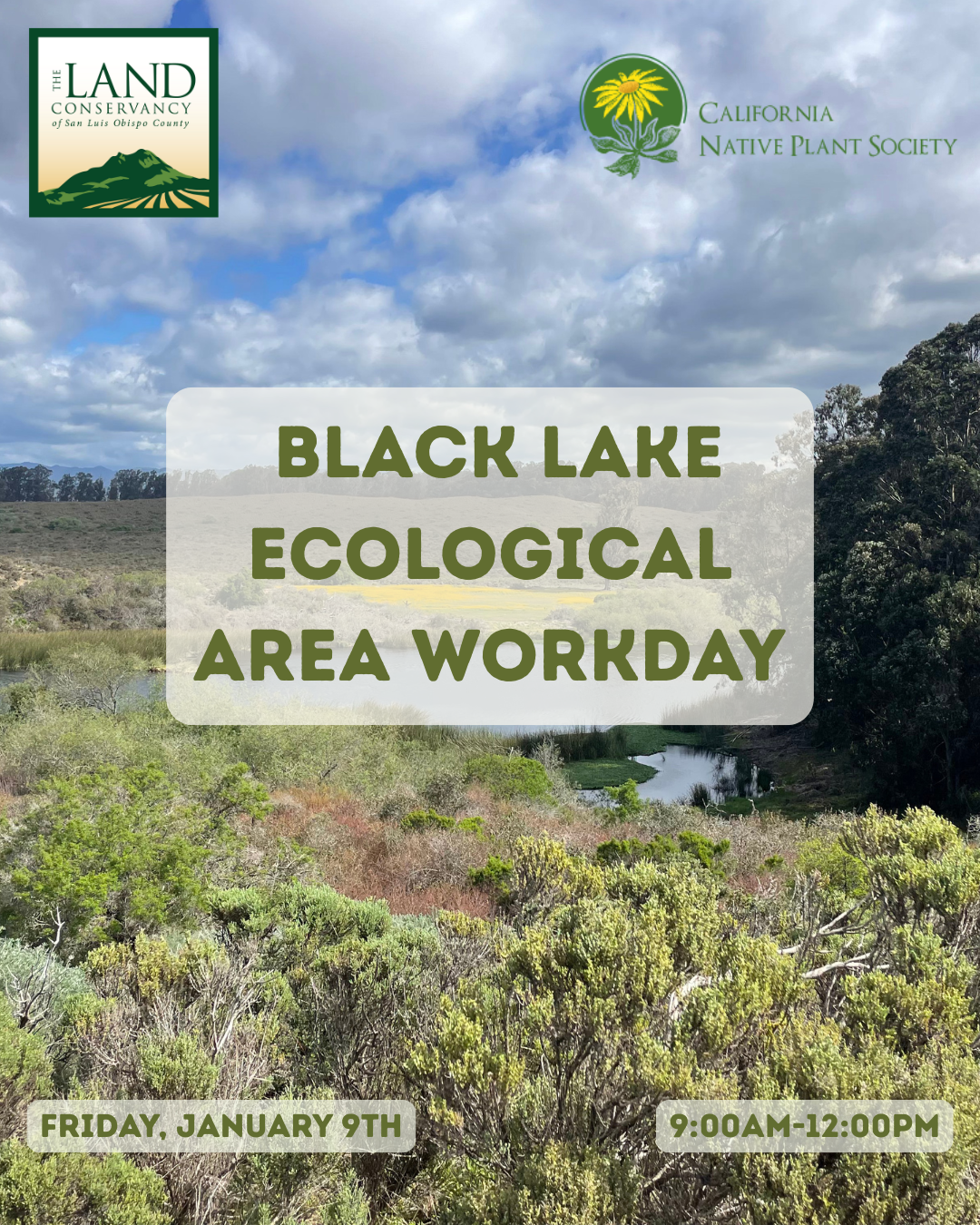 Black Lake Ecological Area Workday
